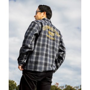 画像3: 【30% OFF!!】MOON Custom Cycle Shop ウール チェック シャツ