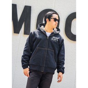 画像2: Iron Cross デニム フーデッド ジャケット