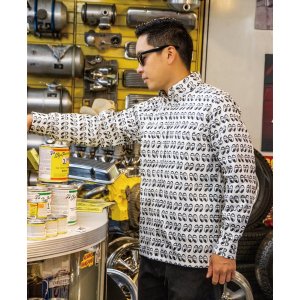 画像1: MOON Equipped ロング スリーブ シャツ
