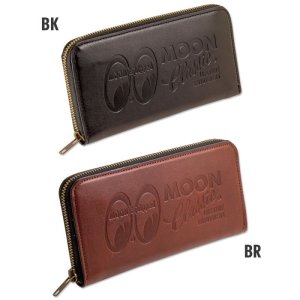 画像3: MOON Classic レザー ジップ ウォレット