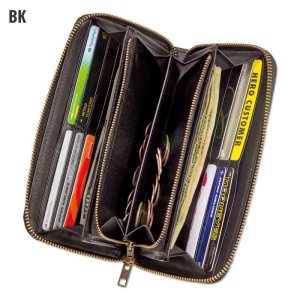 画像8: MOON Classic レザー ジップ ウォレット