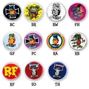 画像2: Rat Fink カンバッジ