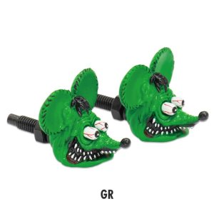 画像2: Rat Fink ヘッド ライセンス ボルト