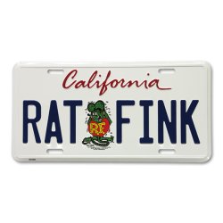 Rat Fink カリフォルニア プレート