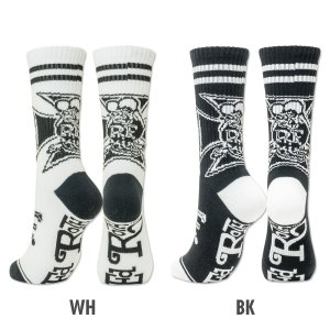 画像1: Rat Fink Iron Cross ソックス