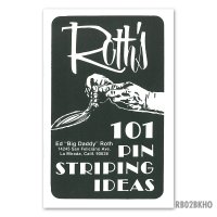 ED ROTH  BOOK - 101 PINSTRIPING IDEAS