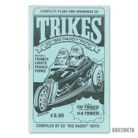 ED ROTH BOOK - TRIKES (HOW TO BUILD TRIKES! V8 & VW)