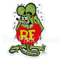 Rat Fink デカール L 20×14cm