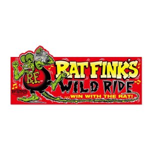 画像2: Rat Fink バンパー ステッカー Wild Ride