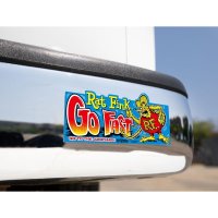 Rat Fink バンパー ステッカー Go Fast