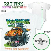 ラット フィンク モンスター Tシャツ "Volks Wagens Rule"