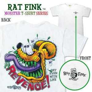 画像1: ラット フィンク モンスター Tシャツ "Revenge in Rod"