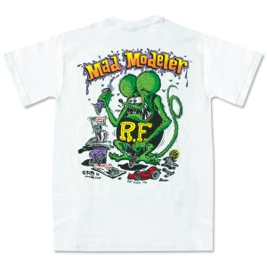 画像2: ラット フィンク モンスター Tシャツ "Mad Modeler"