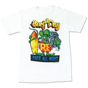 画像2: ラット フィンク モンスター Tシャツ "Surf all Day"