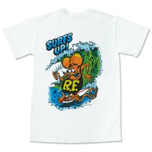 画像2: ラット フィンク モンスター Tシャツ "Surf Up !"