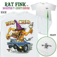 ラット フィンク モンスター Tシャツ "Wild Child"