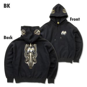 画像5: ピンストライプ エンブロイダリー プルオーバー フーディー