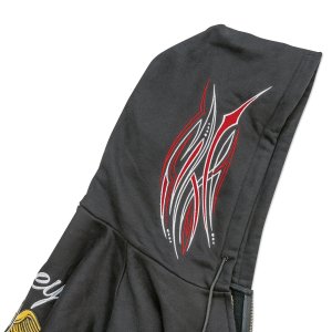 画像11: Pinstripe Fly with MOON Emb. ジップ フーディー