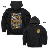 MOON Sign & Pinstriping Studio 26 ジップ フーディー
