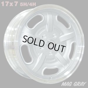 画像1: Speed Master Wheel 17×7 5H【マググレー】