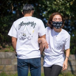 画像1: MOON ダイス ポケット Tシャツ