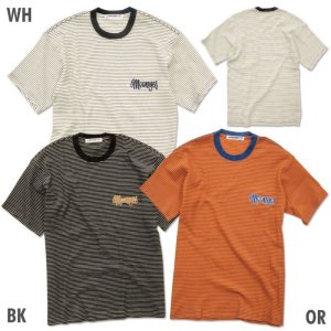 画像2: 【30%OFF】MOON サーマル ストライプ  Tシャツ