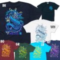 *【通販限定/7月中旬お届け予定】MOONEYES Pinstripe Dragon Tシャツ