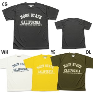 画像1: MOON State California ドライ Tシャツ
