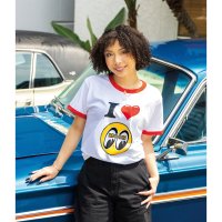 I LOVE MOON トリム Tシャツ
