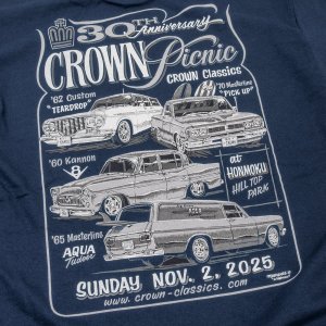画像4: 【先行予約】30th Anniversary CROWN PICNIC 2025 Tシャツ 【予約受付2025年11/3(月)まで】