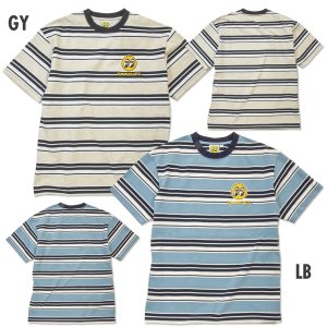 画像3: MOON マルチ ストライプ エンブロイダリー Tシャツ