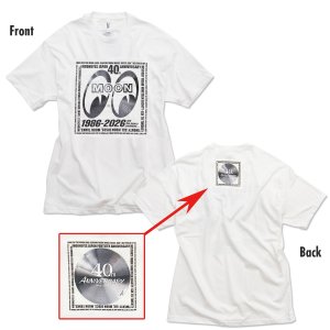 画像2: MOONEYES 40th Anniv. Square Logo Tシャツ
