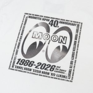 画像5: MOONEYES 40th Anniv. Square Logo Tシャツ