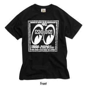 画像2: MOONEYES 40th Anniv. アイシェイプ ロゴ Tシャツ