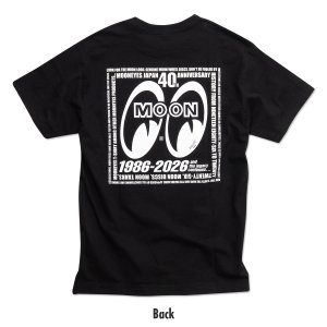 画像3: MOONEYES 40th Anniv. アイシェイプ ロゴ Tシャツ