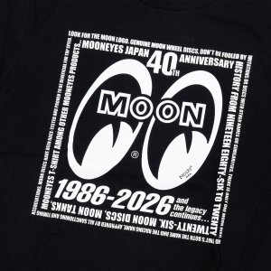 画像4: MOONEYES 40th Anniv. アイシェイプ ロゴ Tシャツ