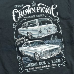 画像6: 【先行予約】31st CROWN PICNIC 2026 Tシャツ 【予約受付2026年11/3(火)まで】
