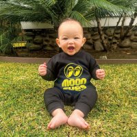 MOON ベビー フリース カバーオール