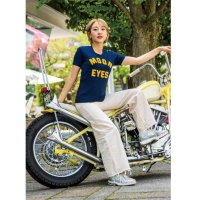レディース MOONEYES リブ Tシャツ
