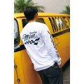 *Genuine MOON Checker ロング スリーブ Tシャツ