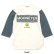 画像3: MOONEYES ストライプ ロゴ ベースボール Tシャツ (3)