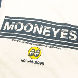 画像5: MOONEYES ストライプ ロゴ ベースボール Tシャツ