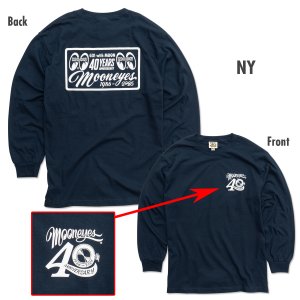 画像2: MOON 40th Anniv. Plaque Design ロング スリーブ Tシャツ