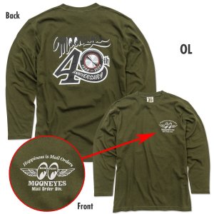 画像15: 【通販限定/9月末お届け予定】MOONEYES 40th Anniv. Disc ロングスリーブ Tシャツ