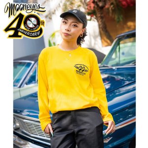 画像5: 【通販限定/9月末お届け予定】MOONEYES 40th Anniv. Disc ロングスリーブ Tシャツ