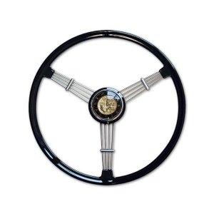 画像1: Banjo Steering Wheel ブラック 40cm