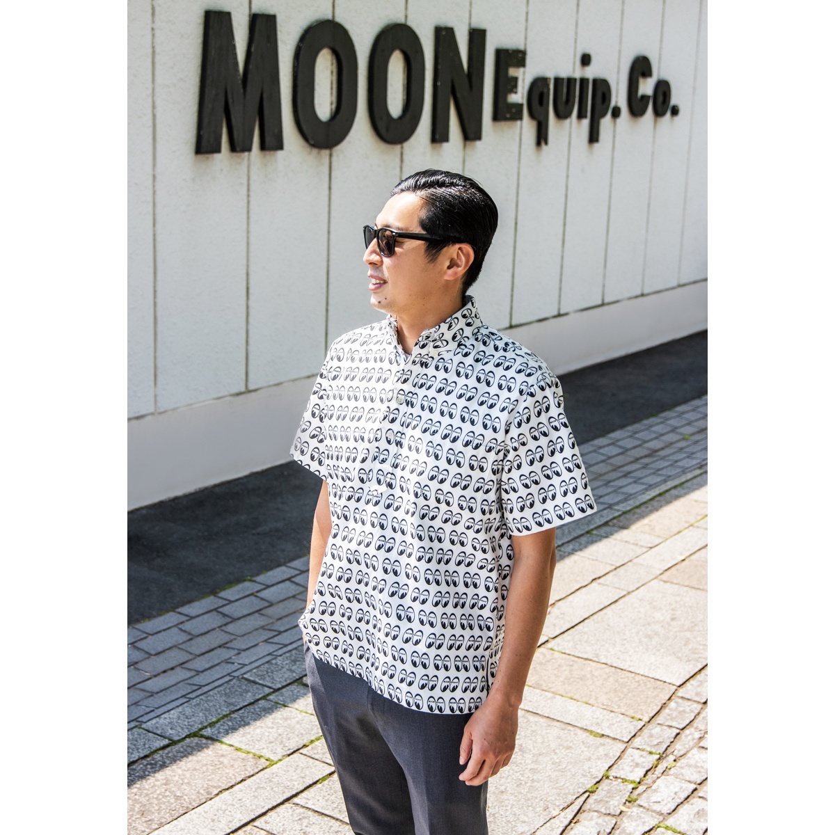 MOON Equipped プルオーバー シャツ