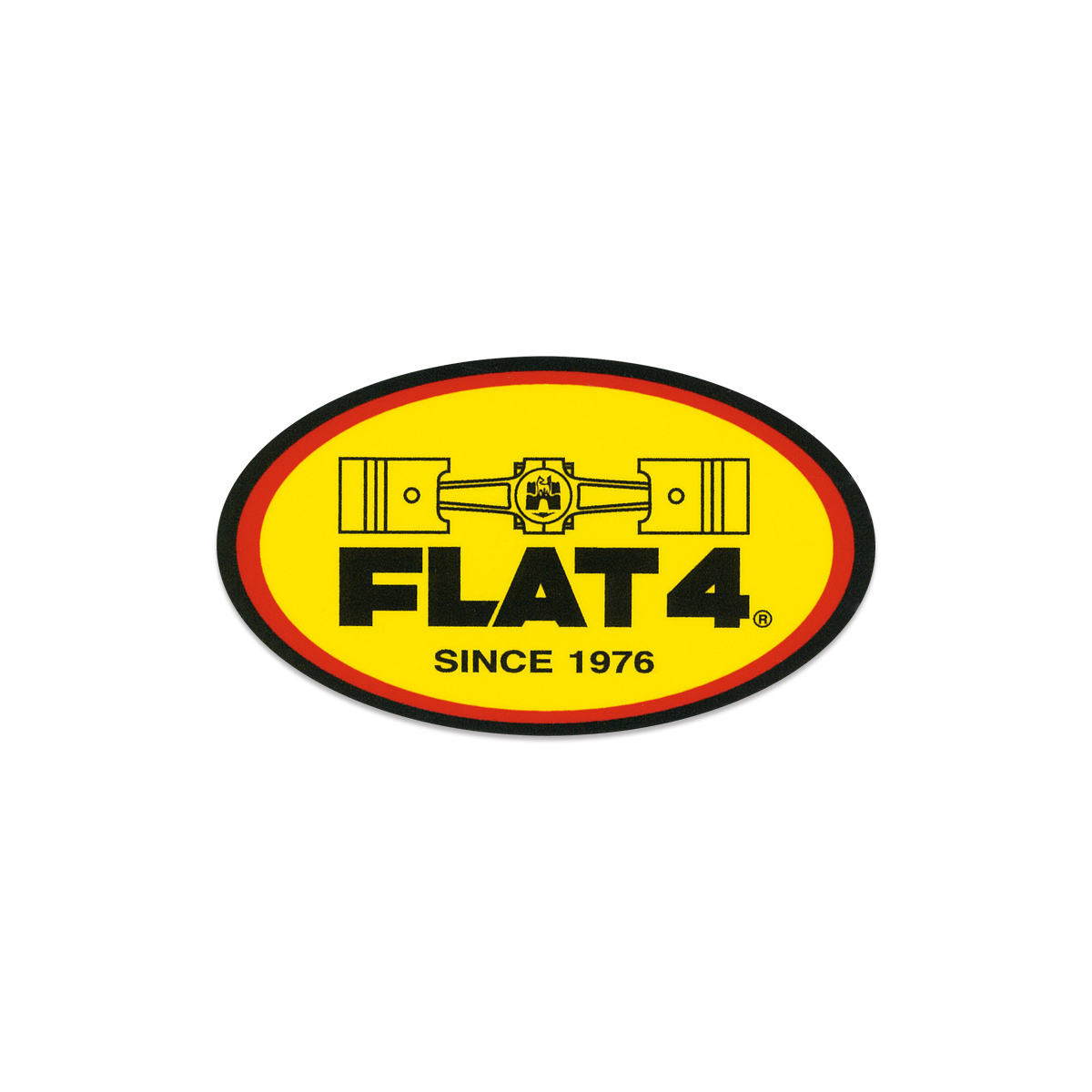 FLAT 4 ジャーマン カラー デカール S