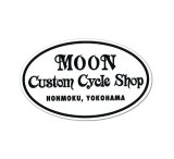 画像: MOON Custom Cycle Shop ステッカー