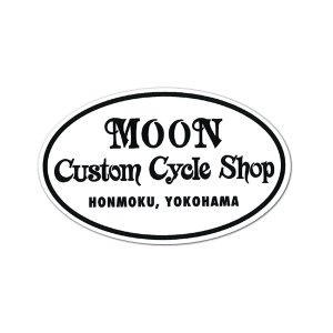 画像: MOON Custom Cycle Shop ステッカー